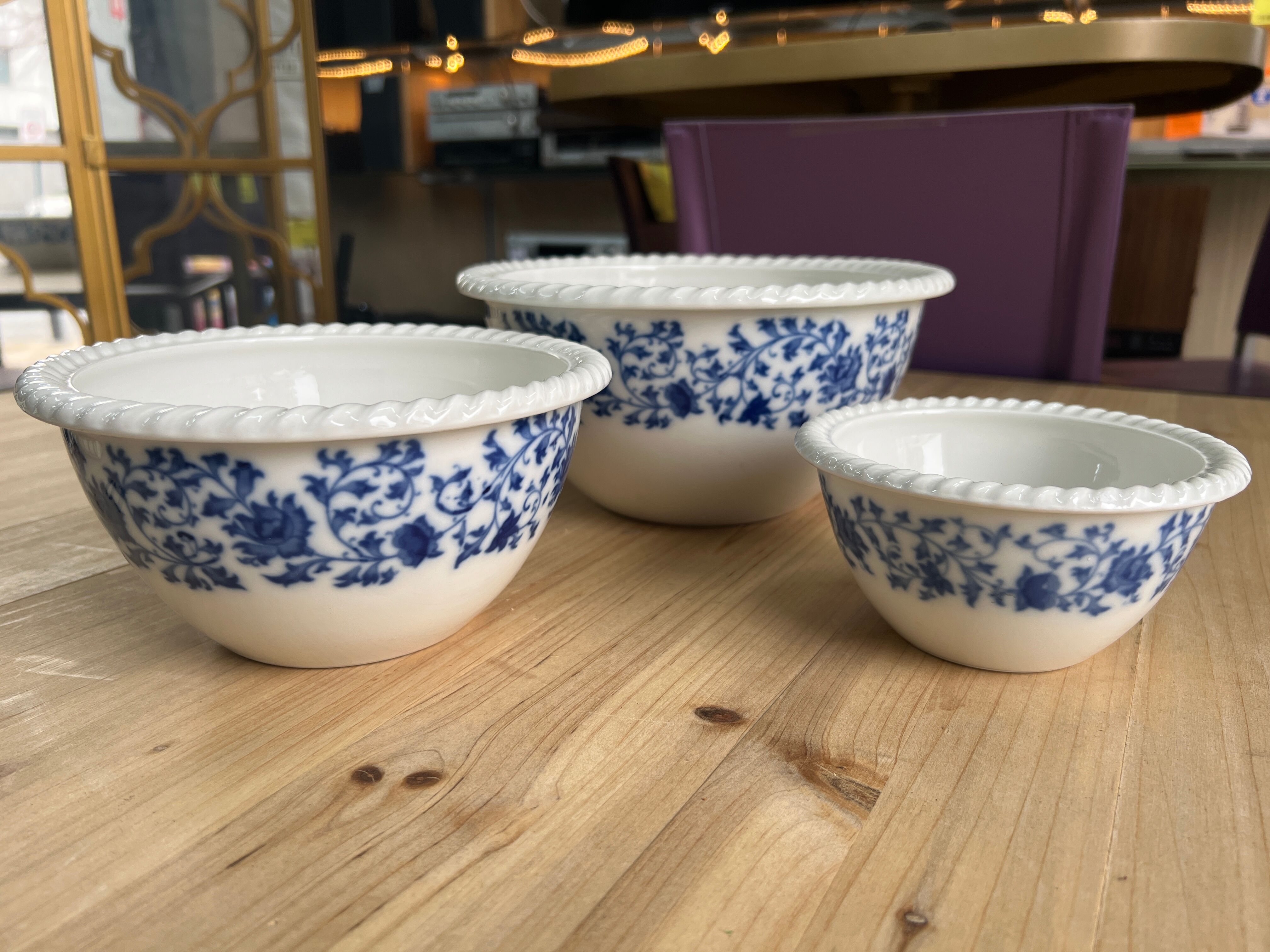 Set of 3 bowls Pillivuyt Countrystyle collection