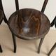 Set of 4 ton wooden dining chairs, 20th century, czechoslovak, 90 × 46 cm
