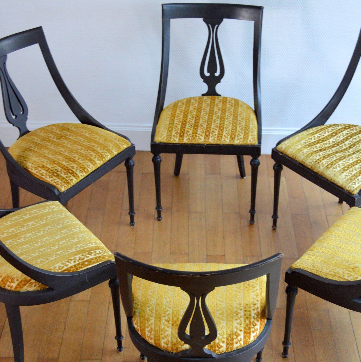 Suite de 6 chaises Art déco 1930