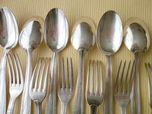 Housewife 24 pieces silver metal 84 g goldsmith mars