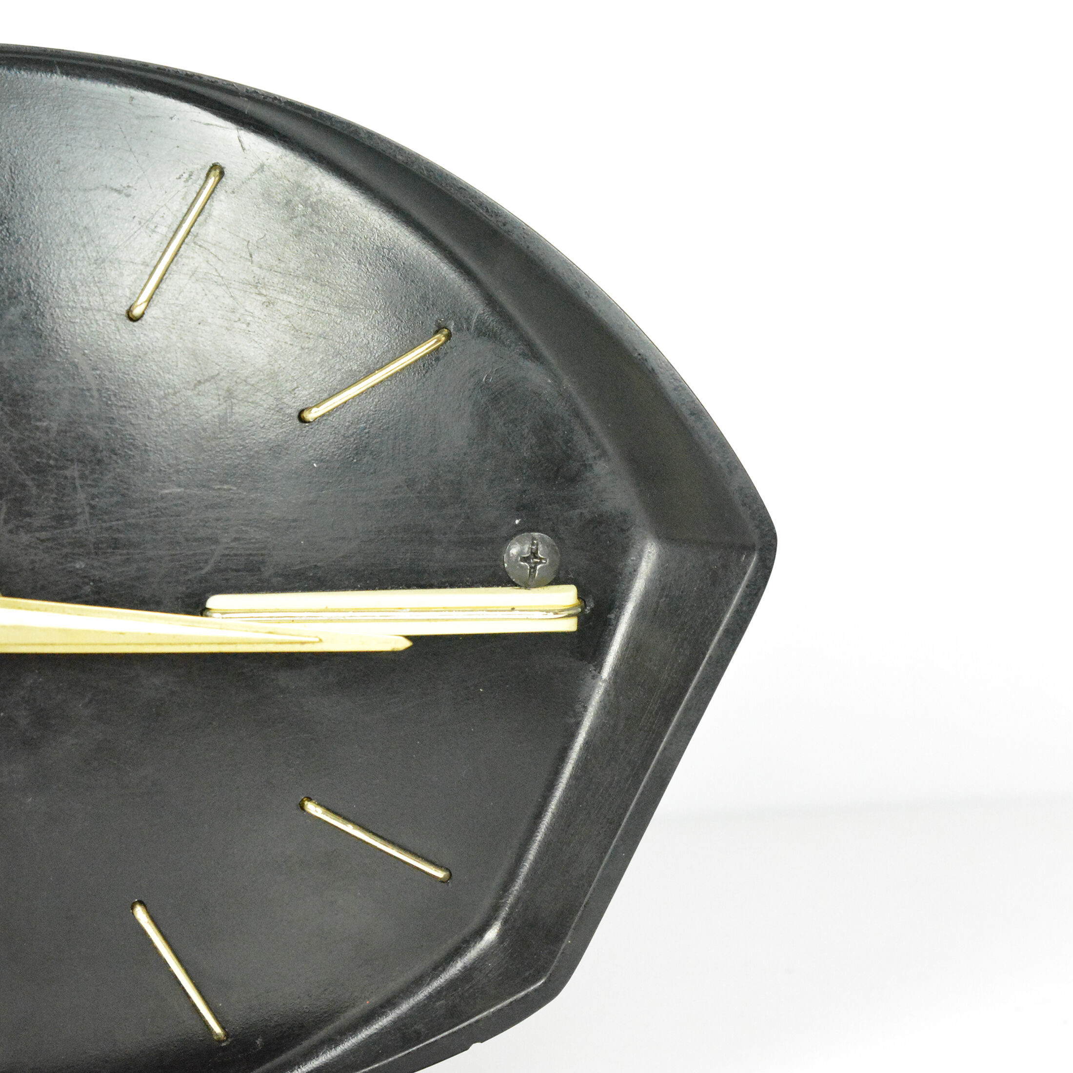 1950s bakelite mantel clock brusel czechoslovakia