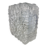 Molded glass ceiling light, 1970