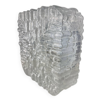 Plafonnier verre moulé, 1970