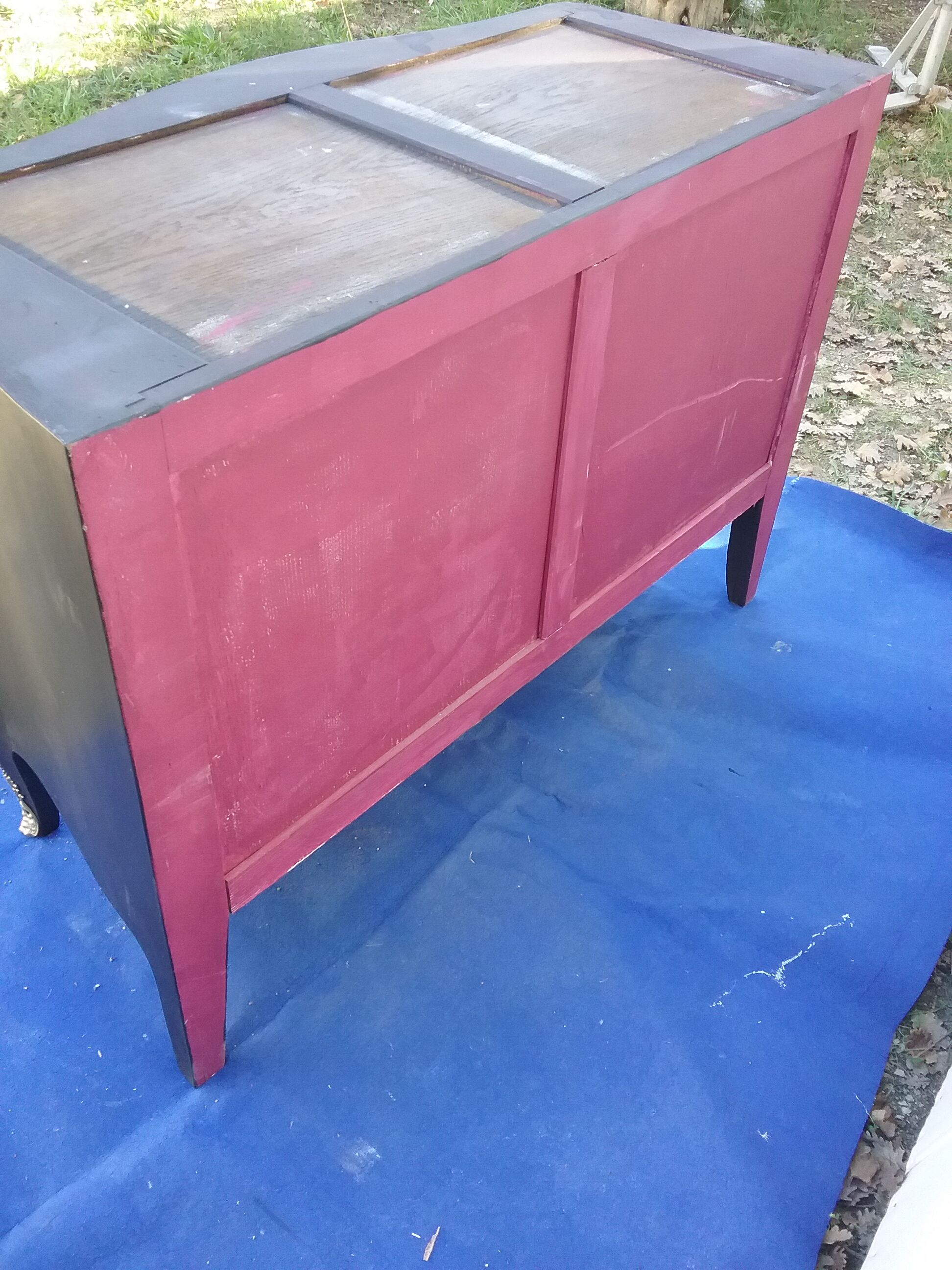 Black chest of drawers style L XV