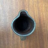 Brutalist Carafe Vase West German in Fat Lava Ceramic from the 1960s by Jopeko