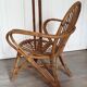 Pair of rattan armchairs