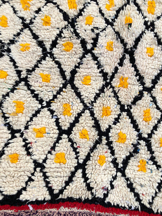 Berber carpet Beni Ourain 230x115cm