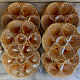 6 Sarreguemines oyster plates France in a slip