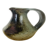 Vintage signed stoneware pitcher