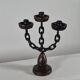 Vintage brutalist chain decor candleholder spain