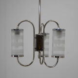 Art deco chandelier, czechoslovakia, 1930s