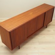 Enfilade en teck, design danois, années 1960, designer : E.W. Bach