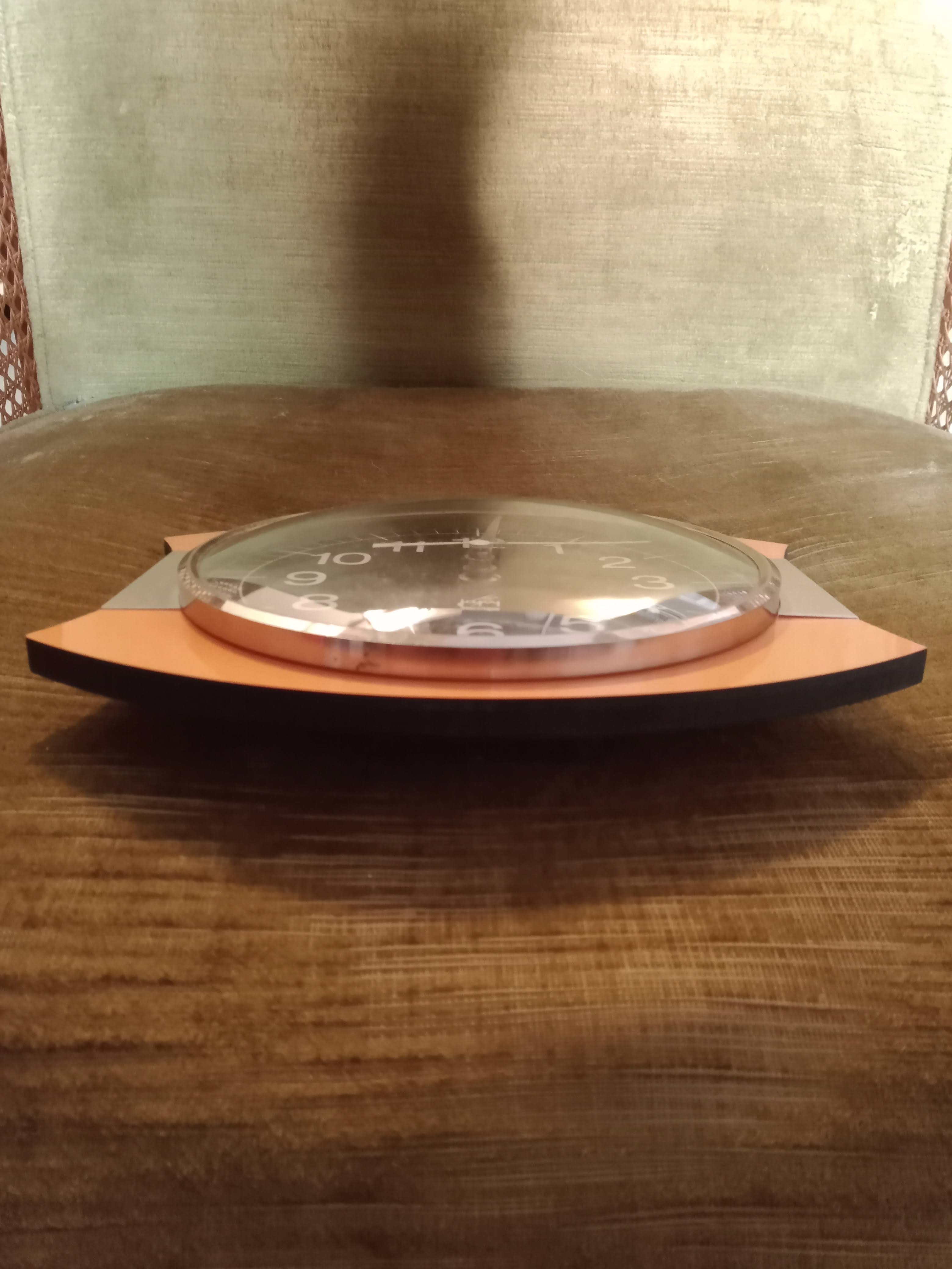 Yellow wall clock japy