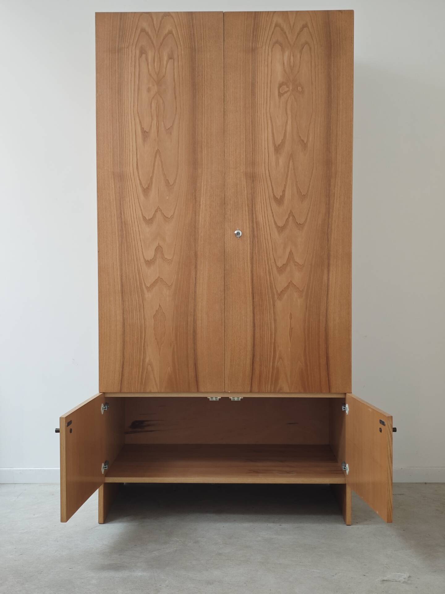 Large wooden wardrobe Drevotex 1970