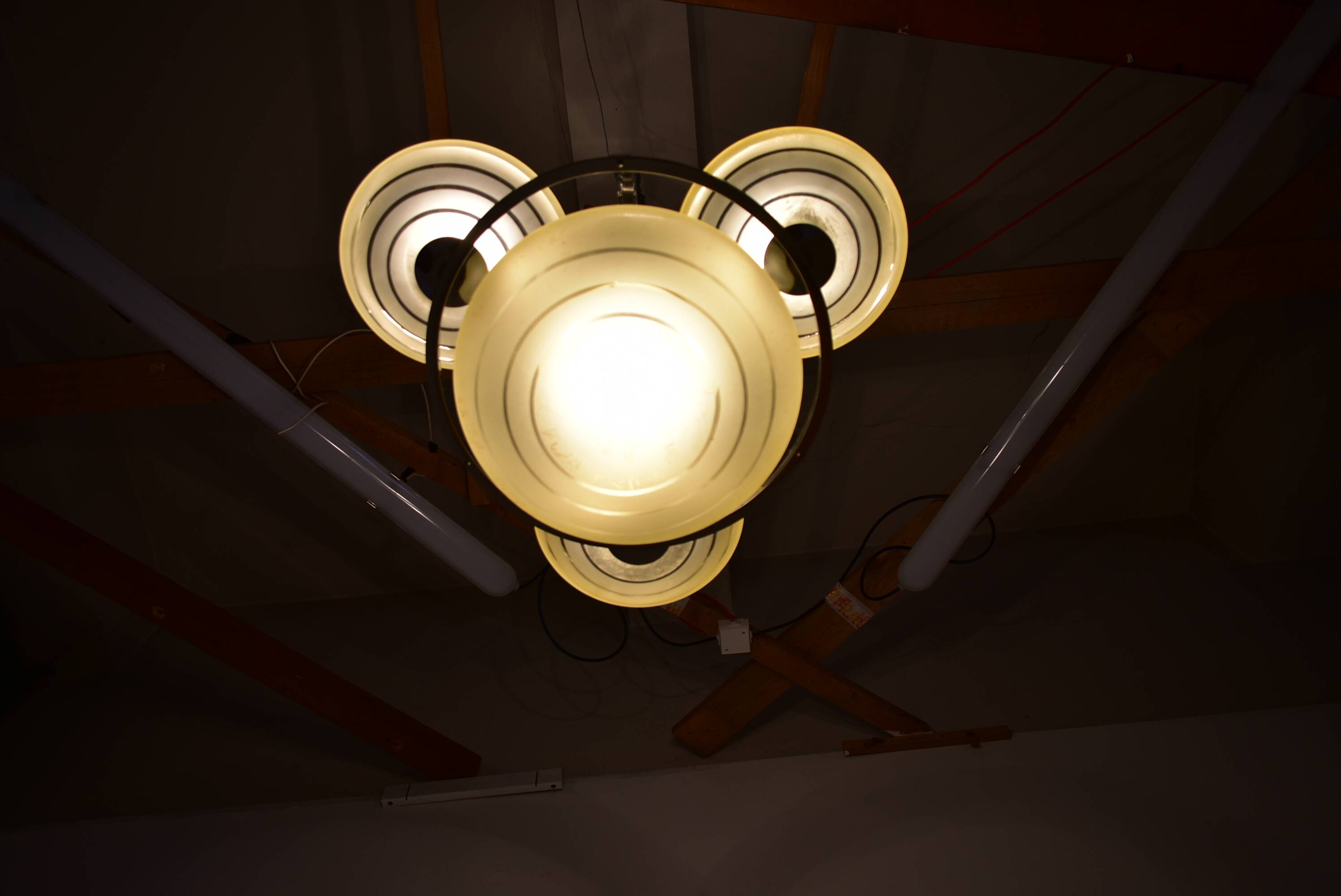 Art Deco Chandelier, Czechoslovakia , 1930s