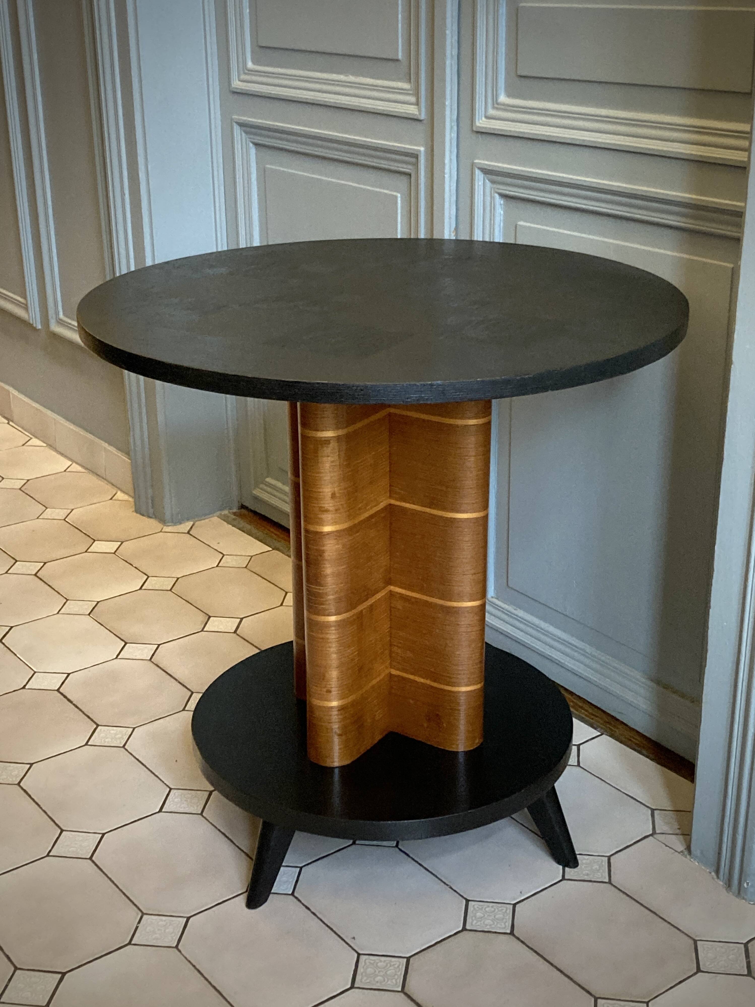 Art-deco pedestal table 1920