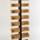 Severin-1 wooden and metal design bookshelf