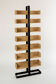 Severin-1 wooden and metal design bookshelf