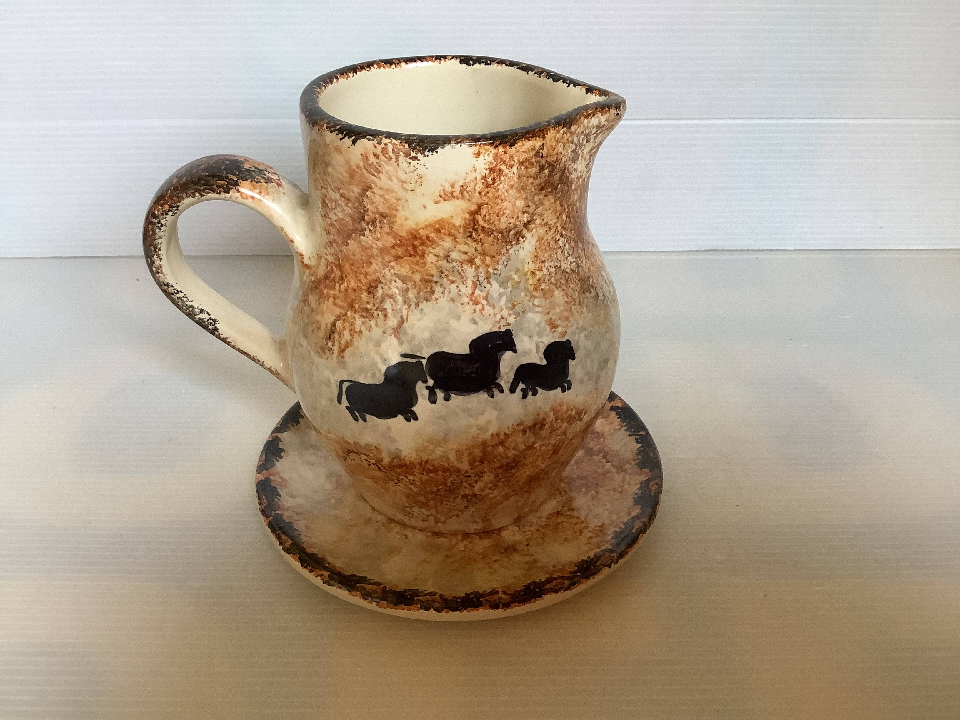 Coffee service Lascaux cave André Quiron Bruno zoomorphic
