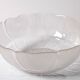 Salad Bowl Fleur, Vintage Decorative Clear Large Fruit Glass Bowl / Arcoroc