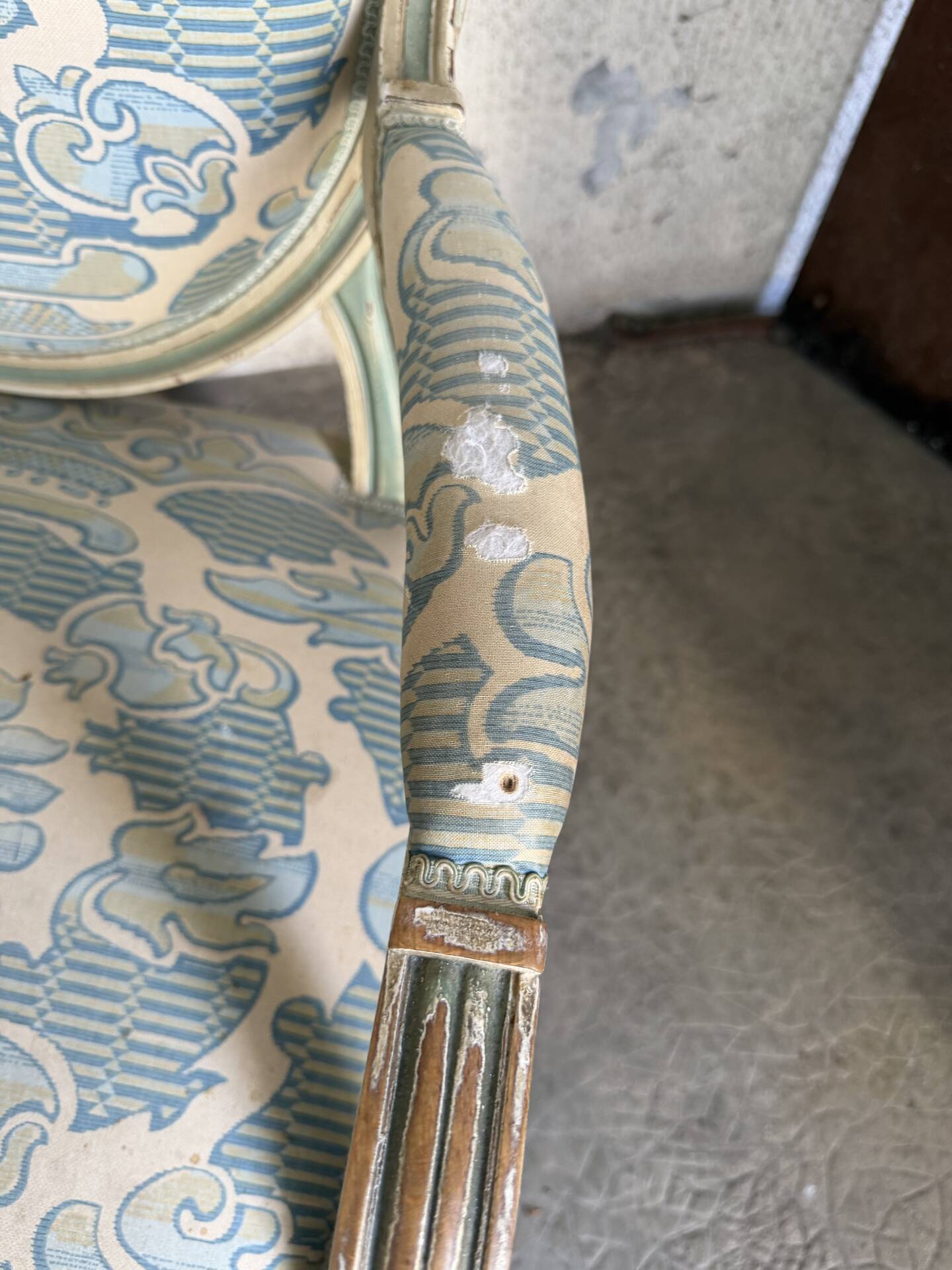 Louis XVI style armchair