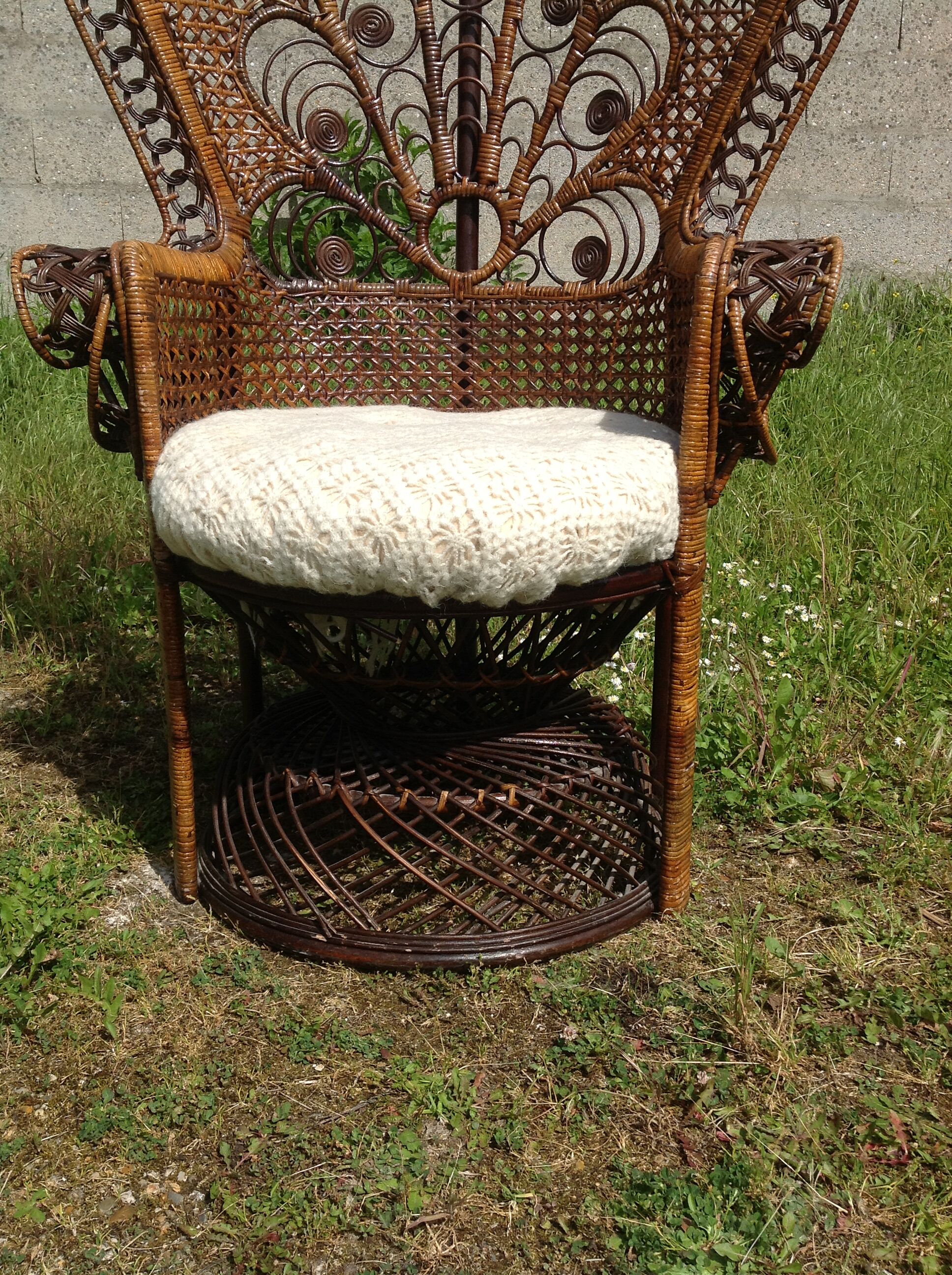 Fauteuil Emmanuelle en rotin
