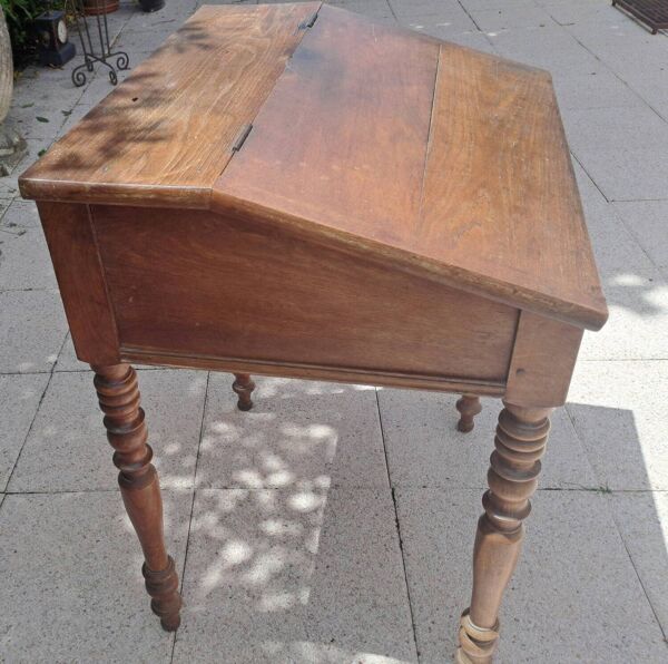 Bureau pupitre en chêne XIX ème