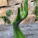 Hand-shaped baguier vase