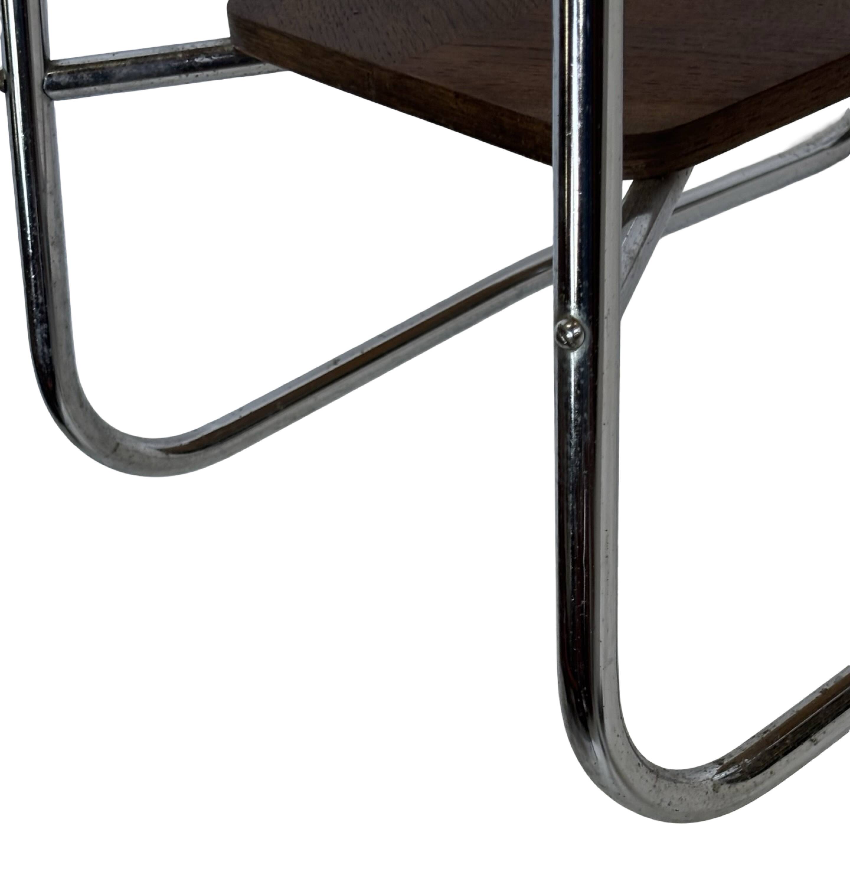 Vintage Art Deco / Bauhaus Style Side Table 60s