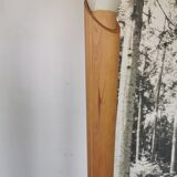 Floral wooden floor lamp