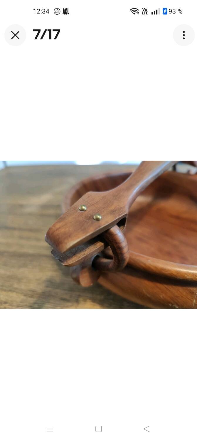 Teak salad bowl/fruit bowl from the 1960s