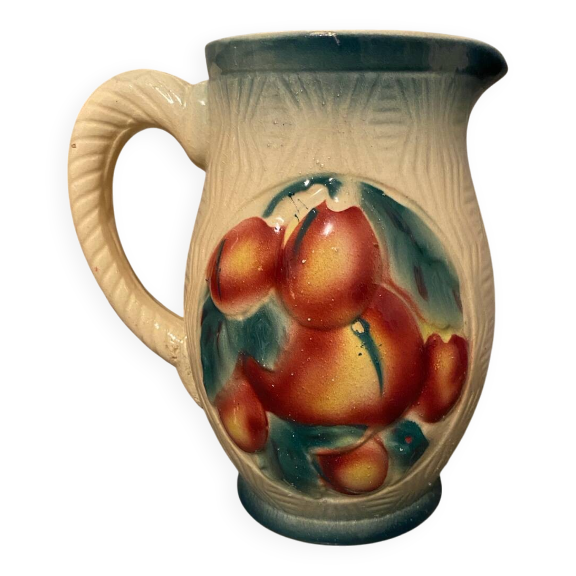 Carafe, vintage, barbotine