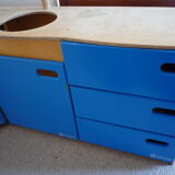 Corner kitchen in wood / dinette brand WESCO, vintage 90s