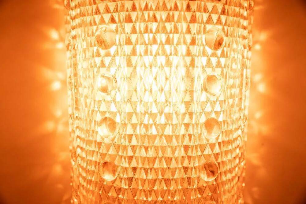 Vintage glass wall sconces by Carl Fagerlund, Lyfa glass sconces.