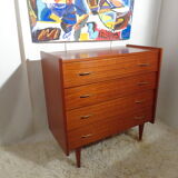 Chest of drawers vintage 60s teak