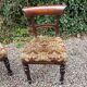 Lot de 4 chaises style Empire
