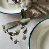 6 earthenware soup plates