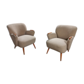 Paire de fauteuils vintage année 50 danois