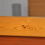 Miroir en bois années 70 pin