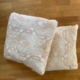 Lot de 2 coussins motif cachemire