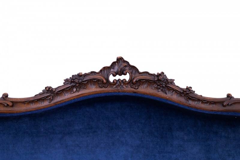 Antique sofa, France, circa 1880. After renovation.