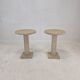 Set de 2 tables d’appoint, années 1980
