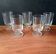 5 cavalier glasses 20 cl luminarc "sweden" model transparent vintage france
