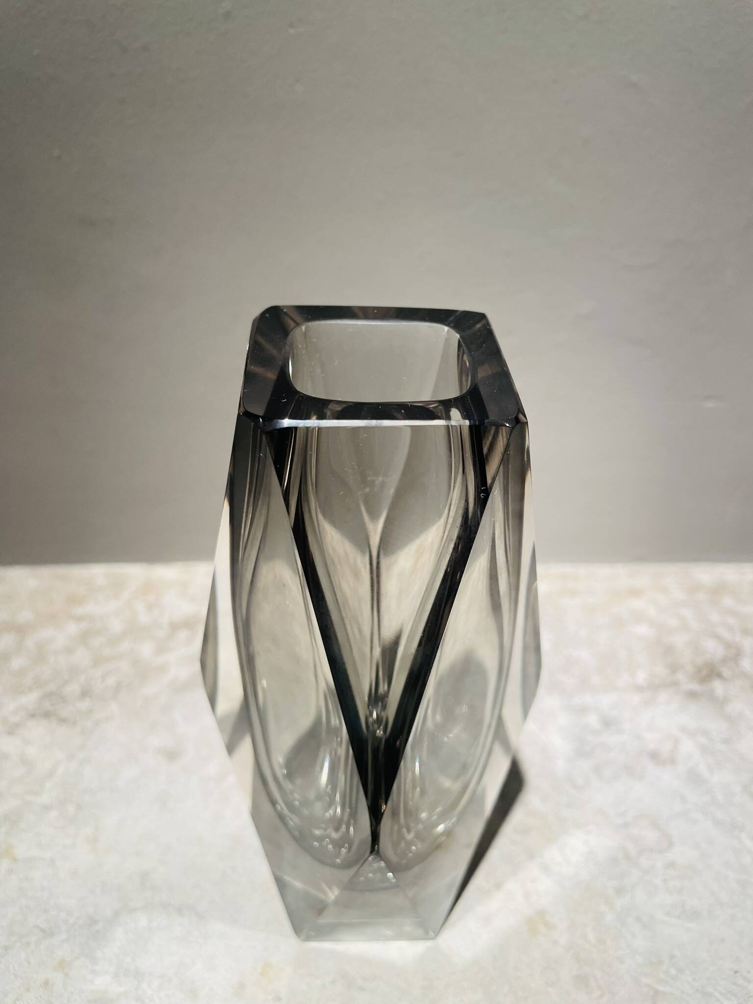 Murano glass vase Flavio Poli