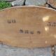 Mirror oval art deco 40 x 67cm