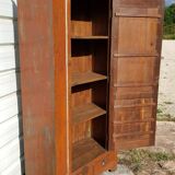 Homme-debout- armoire art déco en teck birman