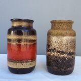Deux vases Scheurich West Germany, années 60