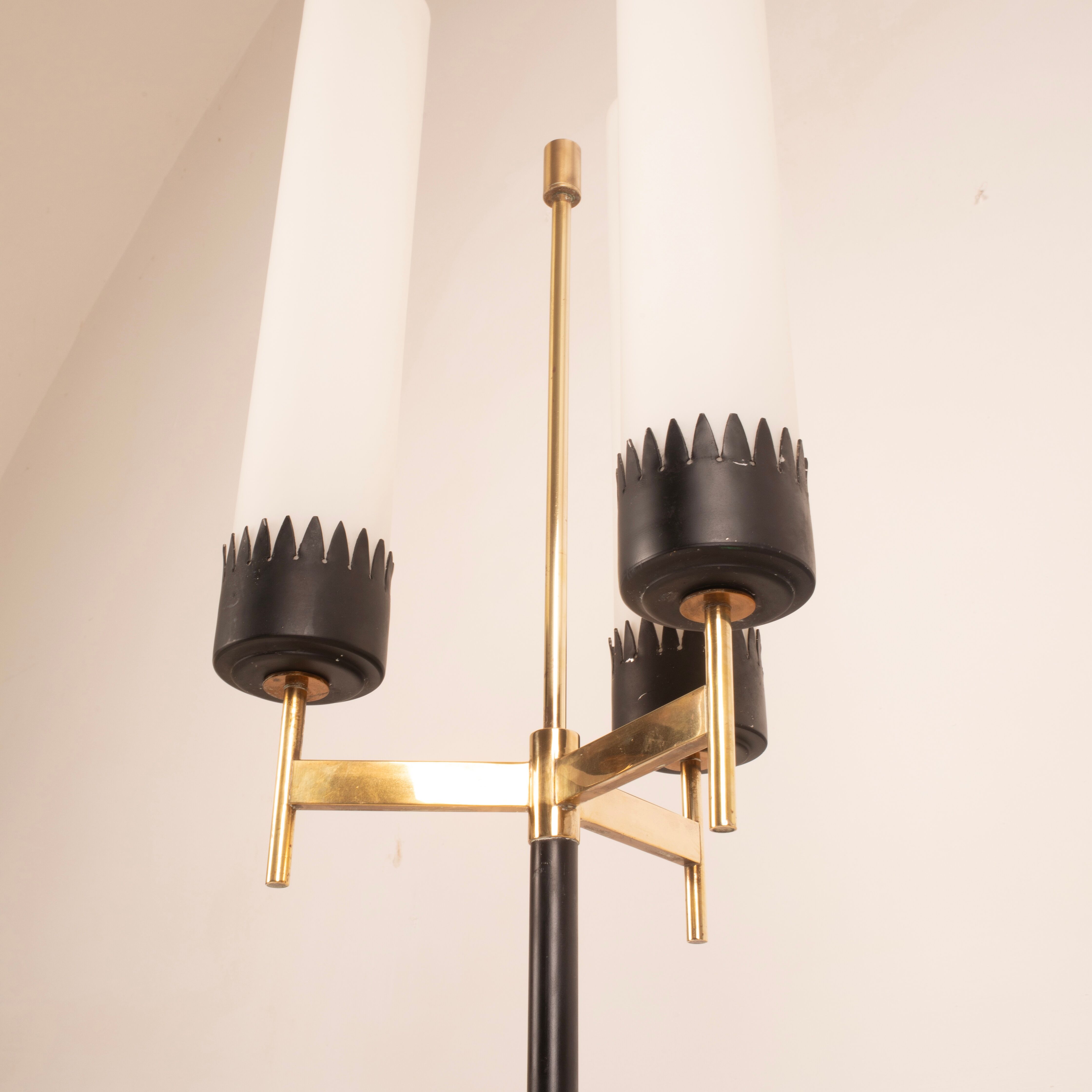Three-Arm Floor Lamp by Stilnovo, 1950s