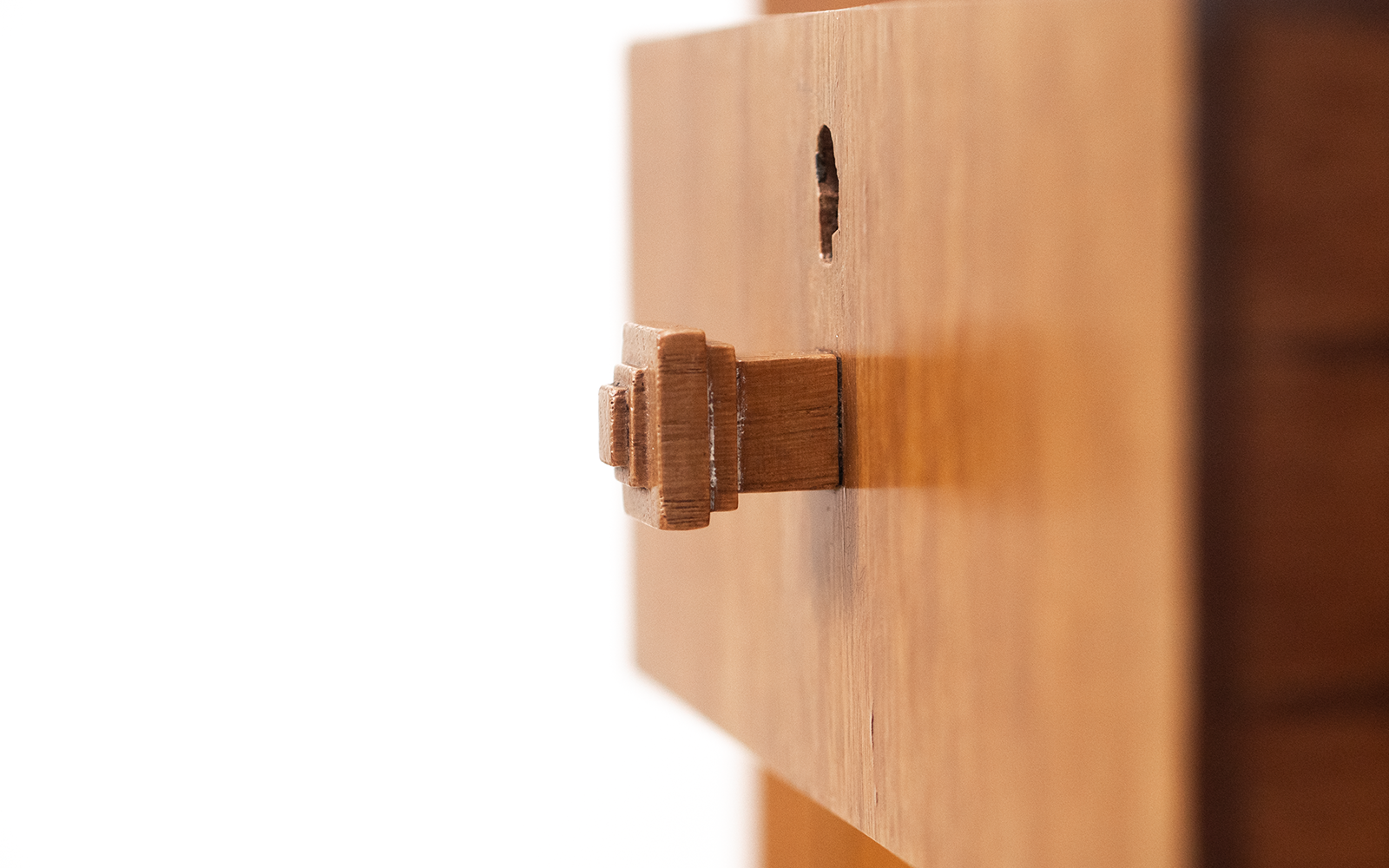 Vintage Art Deco Oak Corner Desk