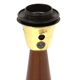 Pied de lampe de table scandinave en teck, Swedese, Suède, 1970